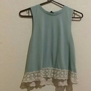 Forever 21 light blue top